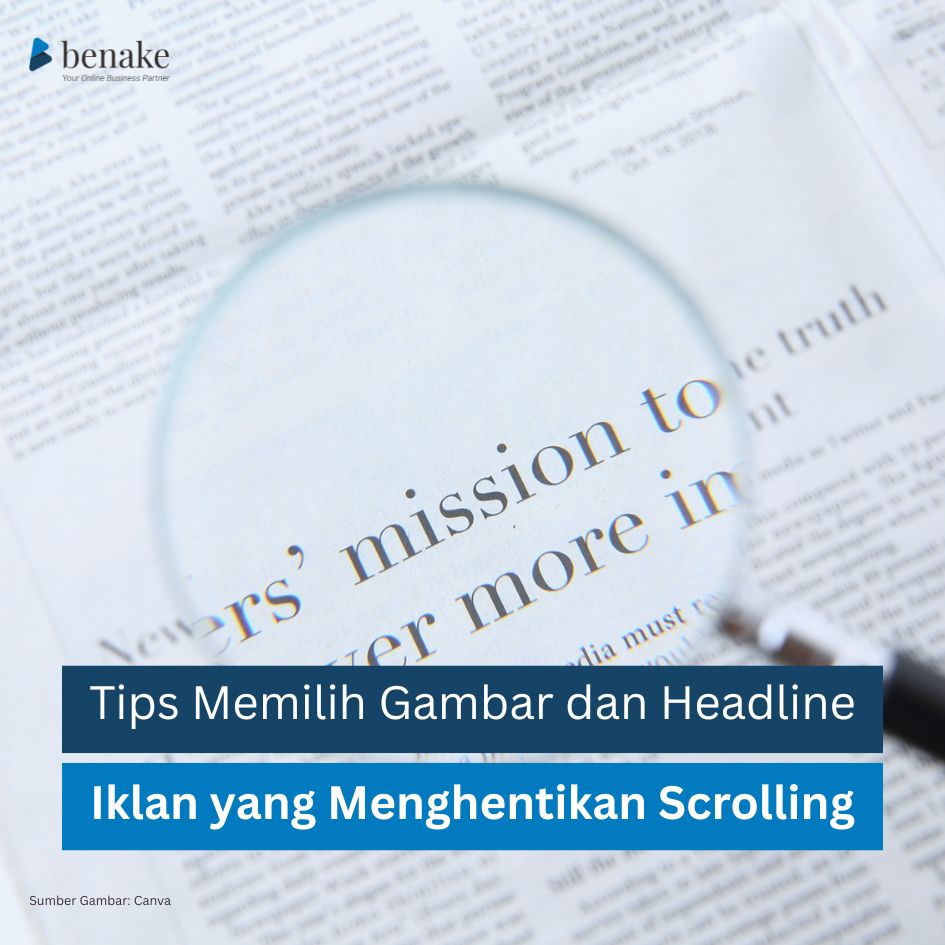 Contoh perbandingan gambar iklan yang monoton vs gambar yang kontras dan menarik